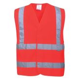 PW HI-VIS WESTE ECONOM C470 ROT