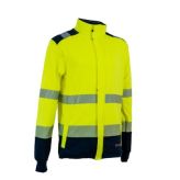 INN MULTINORM SWEAT-SHIRT HI-VIS FULL ZIP