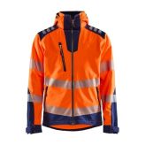 BLA 4491 HI-VIS SOFTSHELL JACKE