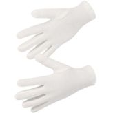 JERSEY BAUMWOLL-HANDSCHUHE WEISS